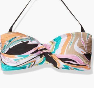 Trina Turk Women's Standard Twist Bandeau Bra Bikini Top